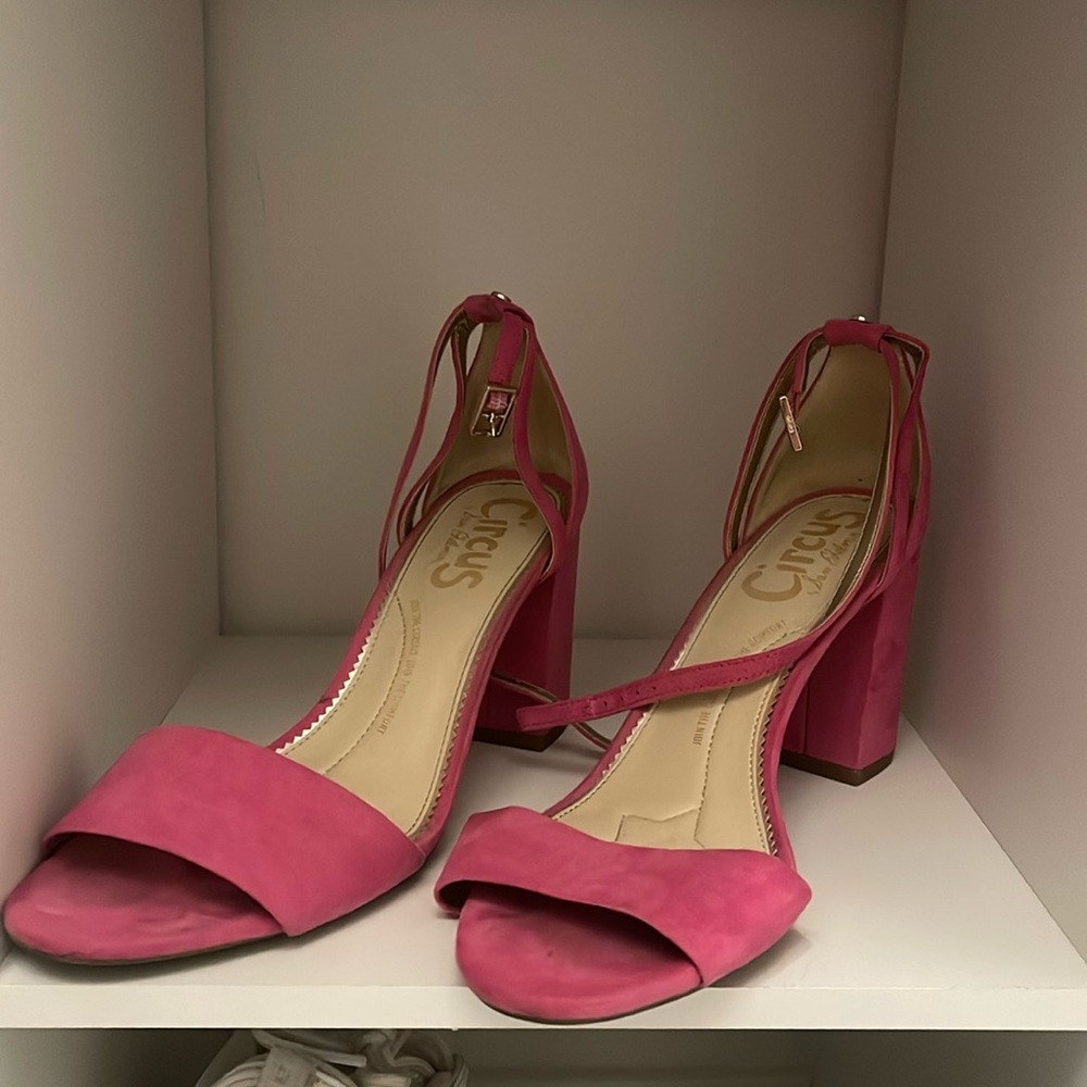 Sam Edelman Suede Pink Heels